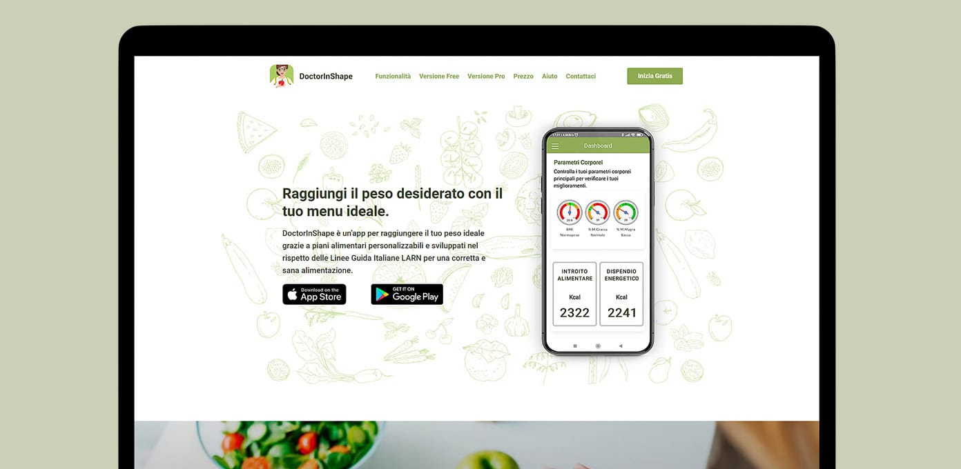 Stefano Bergomi Portfolio DoctorInShape Website