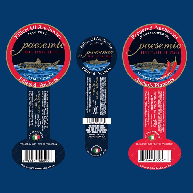 Stefano Bergomi Portfolio Pack Design Paese Mio Anchovies