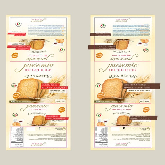Stefano Bergomi Portfolio Pack Design Paese Mio Biscuits