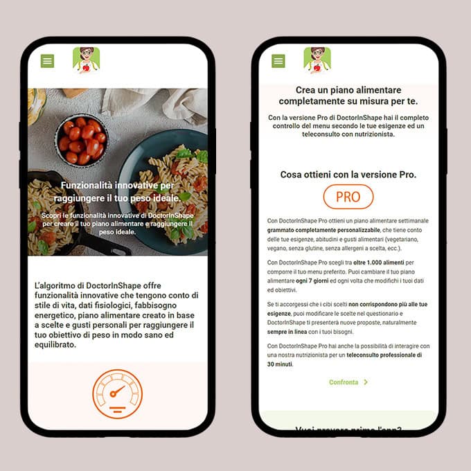Stefano Bergomi Portfolio UX/UI DoctorInShape