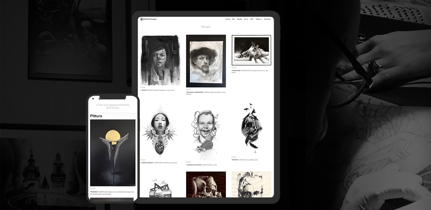 Stefano Bergomi Portfolio Website Giulio Canepa